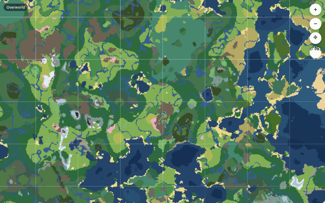 Map preview of the Echoes of the Deep seed